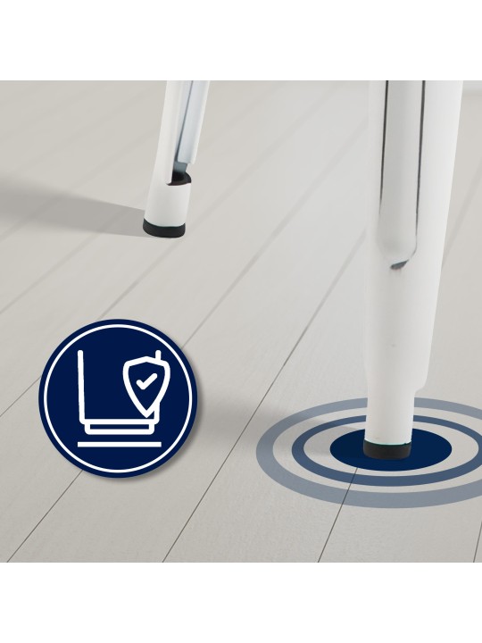 Sæt med 2 barstole Joshua, antik hvid