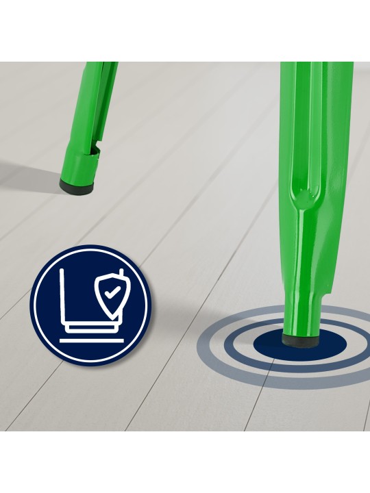 Sæt med 4 barstole Joshua, grøn Sæt med 4 barstole Joshua, grøn