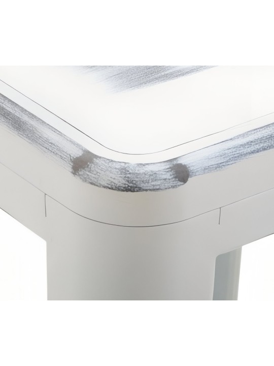 Sæt med 4 barstole Joshua, antik hvid