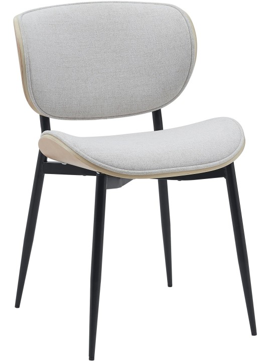 Besøgsstol Enid stof, natur/creme Besøgsstol Enid stof, natur/creme