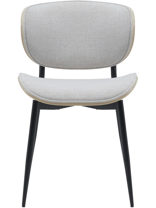 Besøgsstol Enid stof, natur/creme Besøgsstol Enid stof, natur/creme