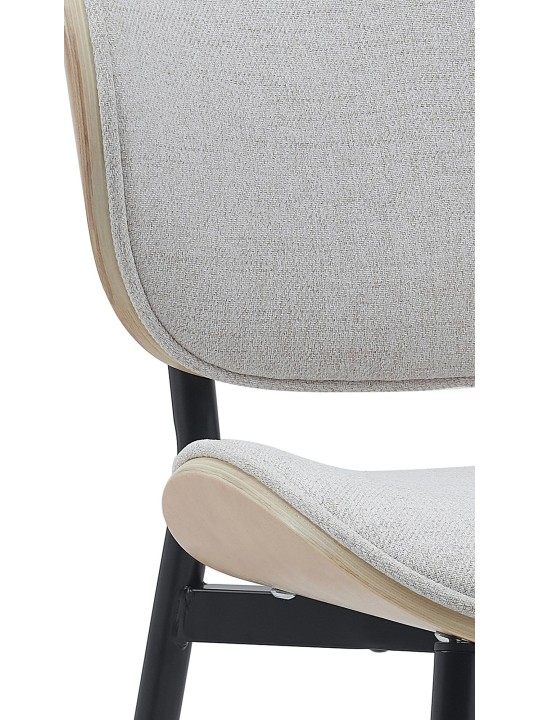 Besøgsstol Enid stof, natur/creme Besøgsstol Enid stof, natur/creme