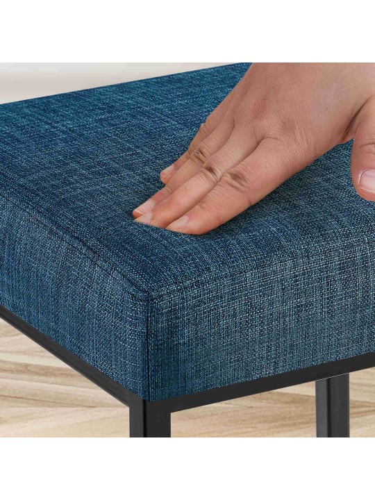 Barstol Montreal B85 stof, blå