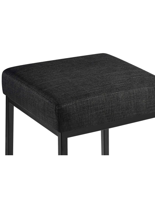 Sæt med 2 barstole Montreal 80 stof, mørkegrå