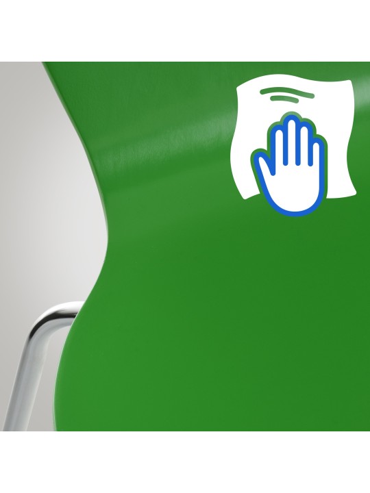 Sæt med 2 Calisto besøgsstole, grøn