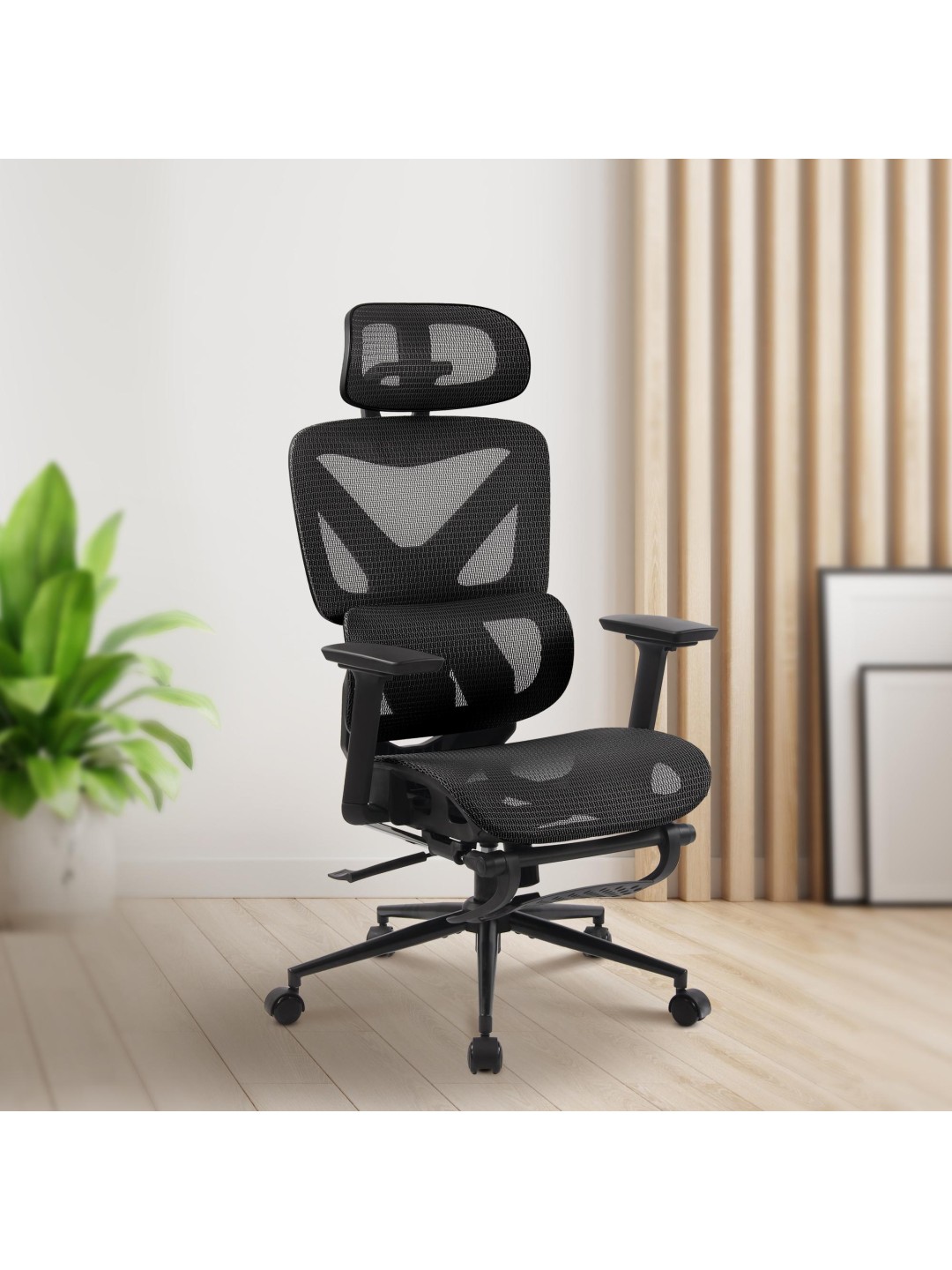 Kontorstol Reston, sort/sort