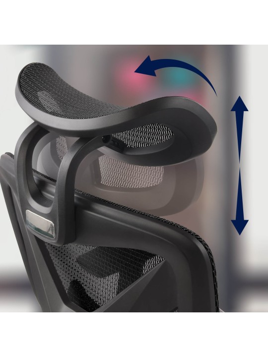 Kontorstol Reston, sort/sort Kontorstol Reston, sort/sort