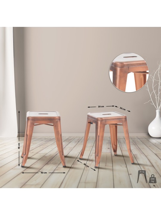 Taburet Armin, kobber