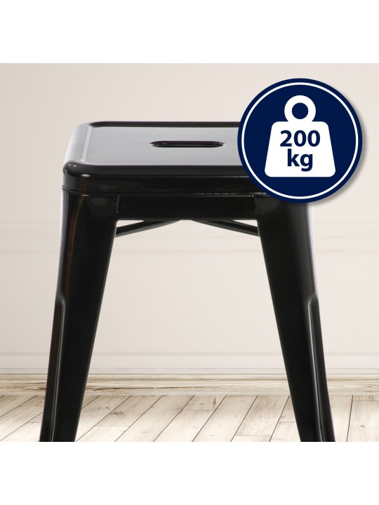 Taburet Armin, sort Taburet Armin, sort