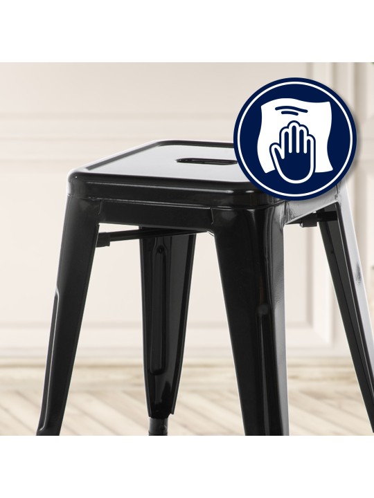 Taburet Armin, sort Taburet Armin, sort