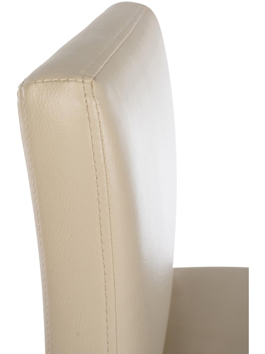 Barstol Newport imiteret læder B, creme