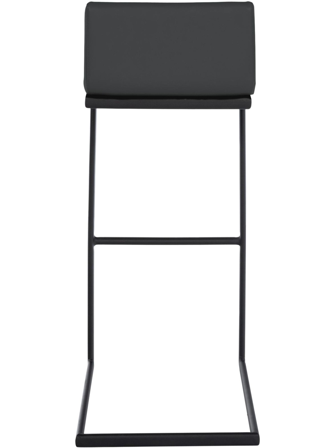 Barstol Newport imiteret læder B, mørkegrå