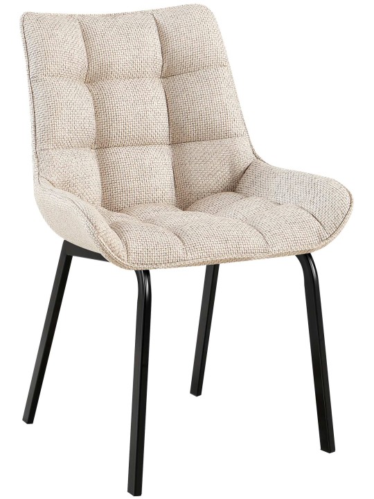 Stol Saranda stof, elfenben