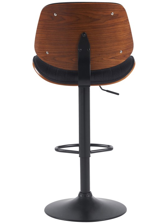 Barstol Clawson stof, valnød/sort