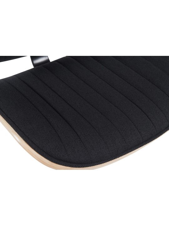 Barstol Clawson stof, natur/sort Barstol Clawson stof, natur/sort