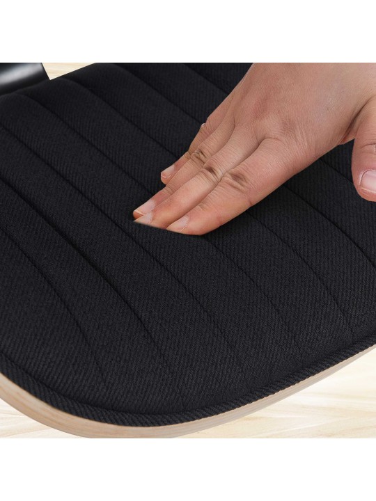 Barstol Clawson stof, natur/sort Barstol Clawson stof, natur/sort