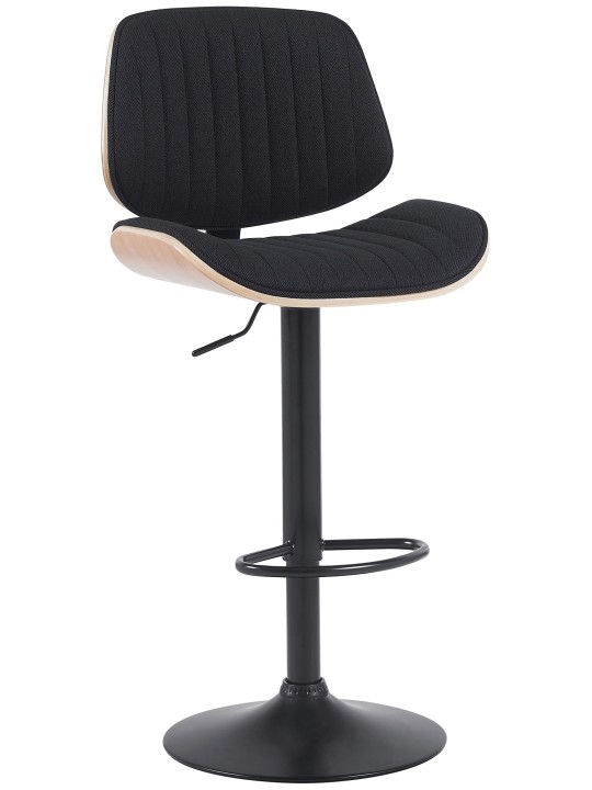 Barstol Clawson stof, natur/sort Barstol Clawson stof, natur/sort