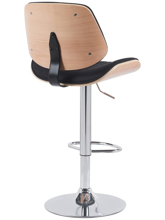 Barstol Clawson stof krom, natur/sort