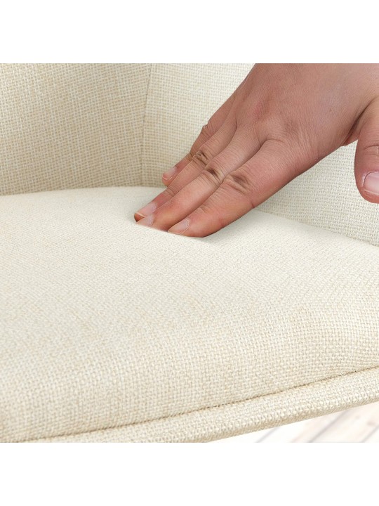 Stol Tipton stof, creme