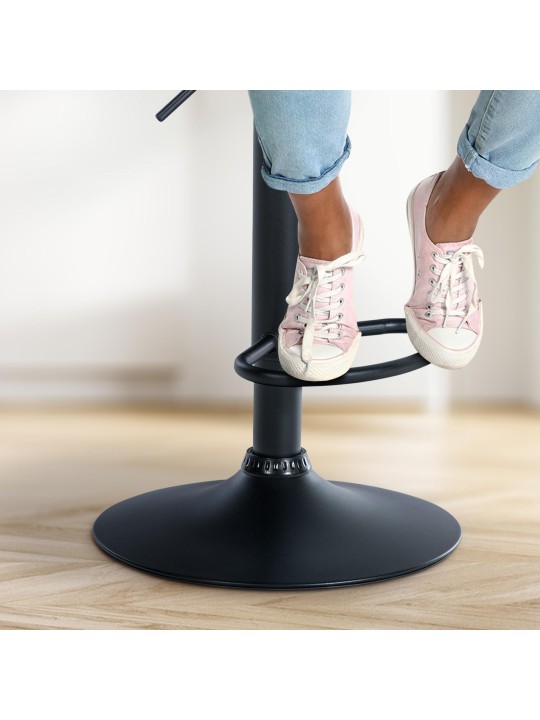 Barstol Olinda fløjl, blå Barstol Olinda fløjl, blå