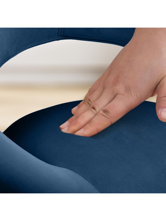 Barstol Olinda fløjl, blå Barstol Olinda fløjl, blå