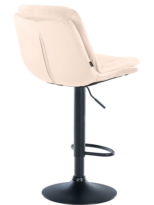 Barstol Laurel velour, creme