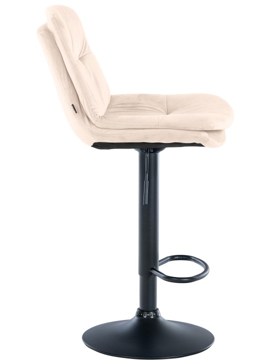 Barstol Laurel velour, creme
