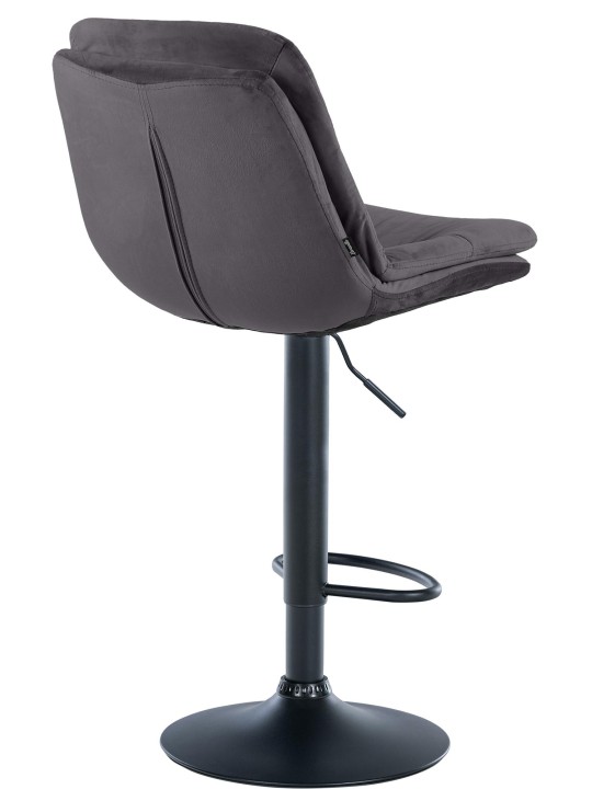 Barstol Laurel velour, sort