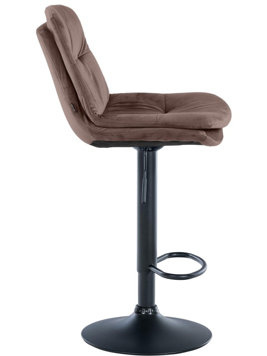 Barstol Laurel velour, brun