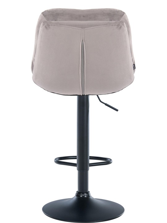 Barstol Laurel velour, grå