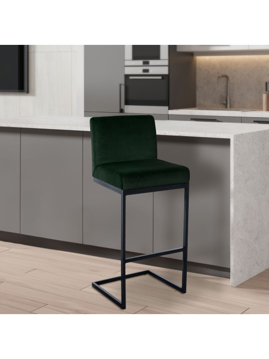 Barstol Hopewell fløjl B, grøn Barstol Hopewell fløjl B, grøn