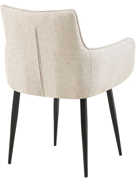 Stol Tirana stof, elfenben