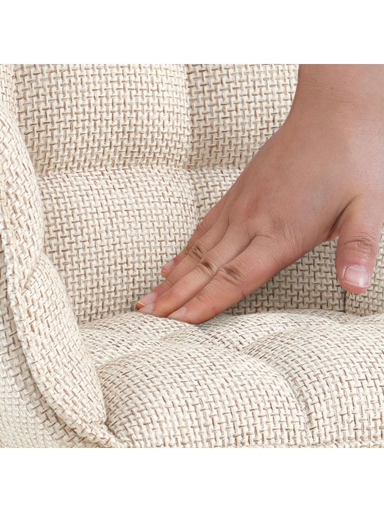 Stol Tirana stof, elfenben