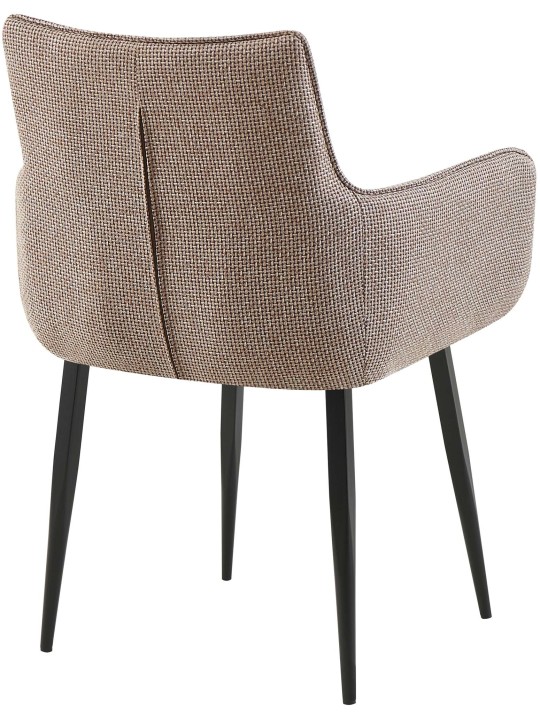 Stol Tirana stof, terrabrun