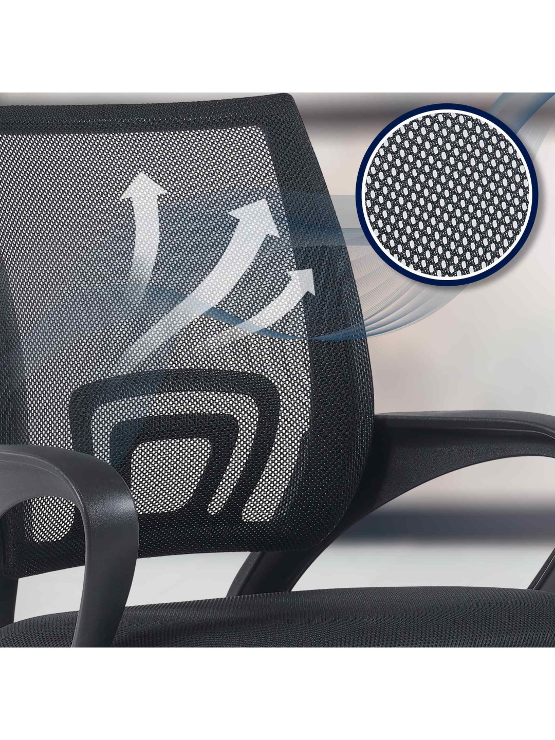 Kontorstol Genius, sort