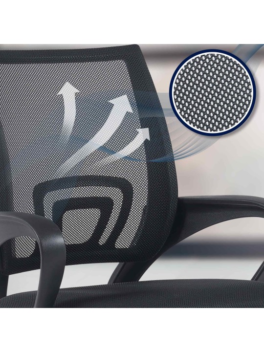 Kontorstol Genius, sort Kontorstol Genius, sort