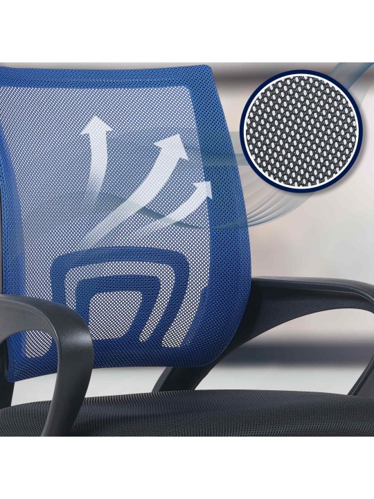 Kontorstol Genius, blå Kontorstol Genius, blå