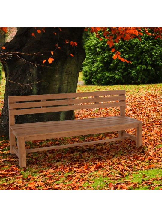 Teakbænk Augusta 220 cm, teak