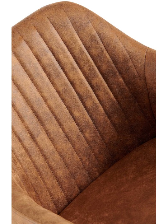 Spisestuestol Welby Vintage, lysebrun