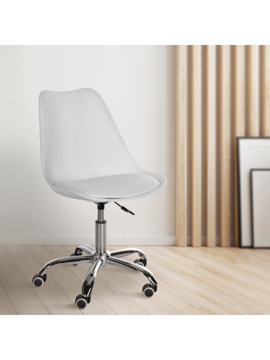 Arbejdsskammel Laflin, hvid Arbejdsskammel Laflin, hvid