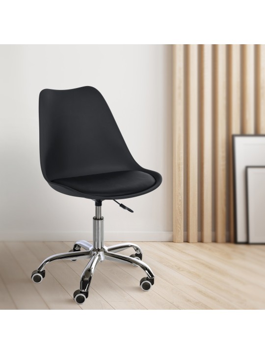 Arbejdsskammel Laflin, sort