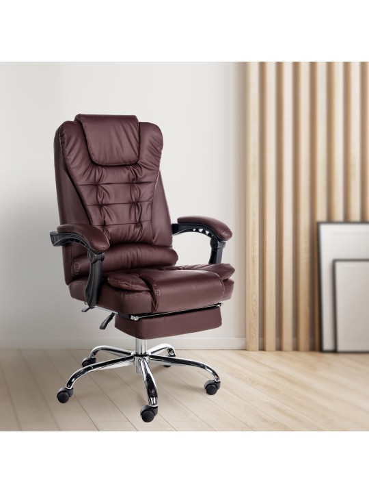 Kontorstol Oxygen imiteret læder, bordeaux Kontorstol Oxygen imiteret læder, bordeaux