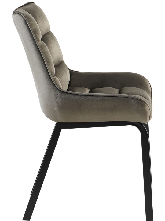 Stol Saranda fløjl, antracit Stol Saranda fløjl, antracit