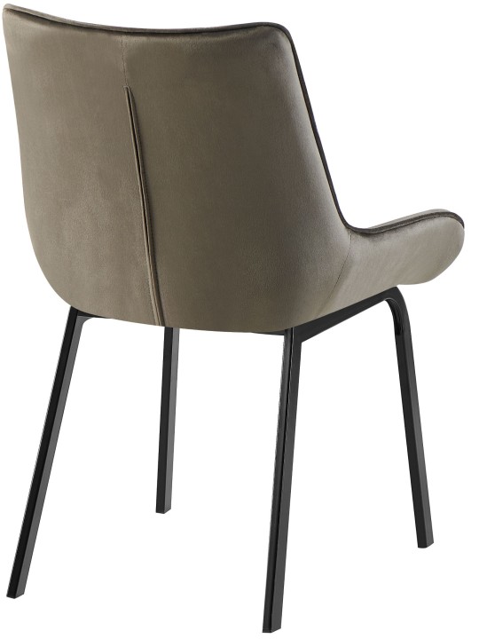 Stol Saranda fløjl, antracit Stol Saranda fløjl, antracit