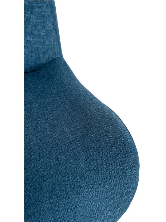 Barstol Solon stof, blå