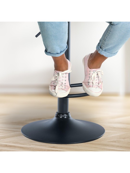 Barstol Solon fløjl, blå