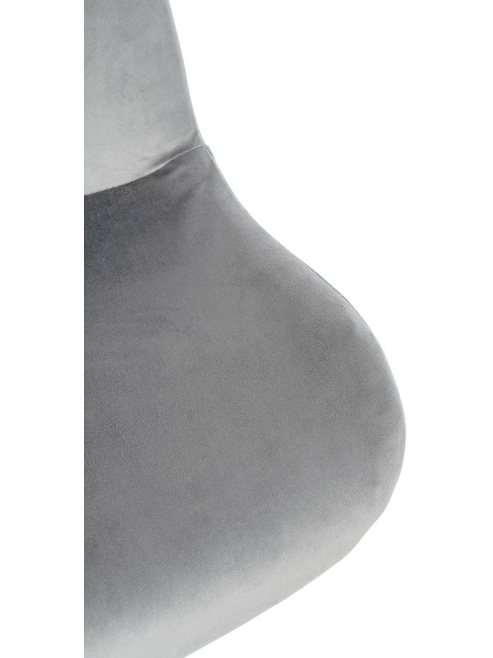 Barstol Solon fløjl, grå