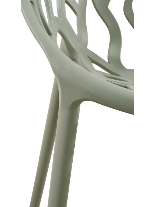 Sæt med 4 stole Hope, olivengrøn