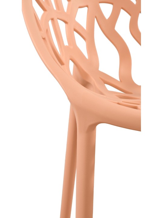 Sæt med 4 stole Hope, fersken