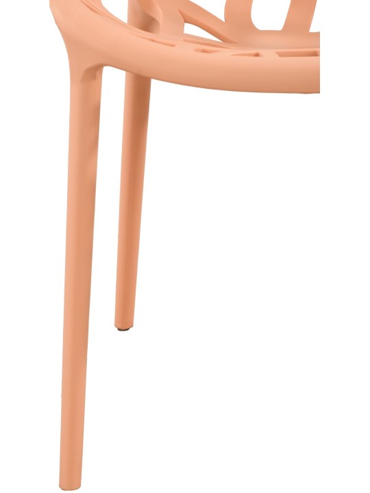 Sæt med 4 stole Hope, fersken